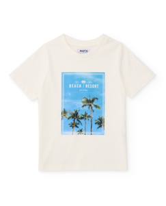 Garçon-T-shirt, polo, sous-pull-T-shirt garçon en maille avec imprimé photo