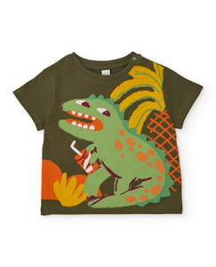 Garçon-T-shirt, polo, sous-pull-T-shirt garçon en maille avec fermeture à l’épaule