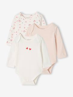 Bébé-Body-Lot de 3 bodies manches longues bébé