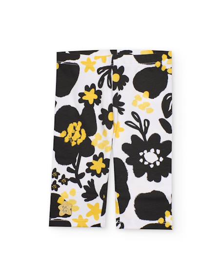 Fille-Pantalon-Legging en maille pour fille avec imprimé intégral