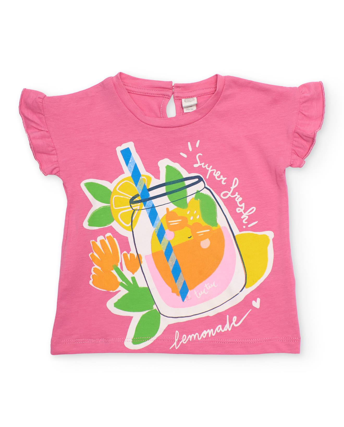 T-shirt Fille En Maille Avec Motif Limonade Rose 8 €