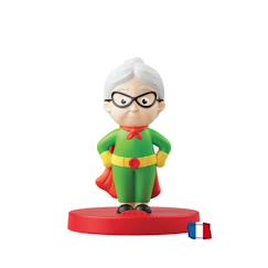 Jouet-Livres-Figurine sonore – super mamie et les super drôlolos