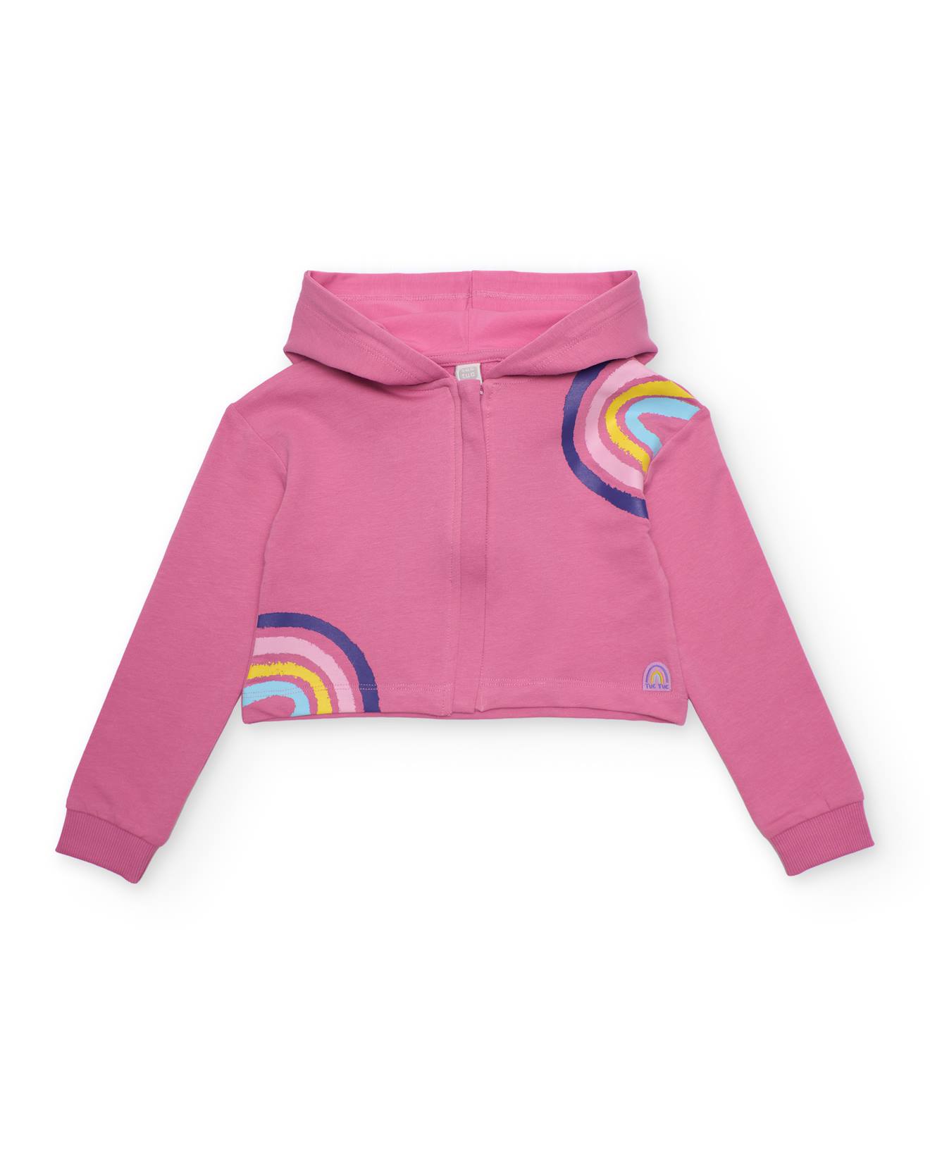 Sweat Pour Fille En Maille Avec Coupe Courte Rose 18 €