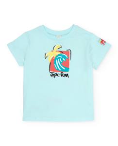 Garçon-T-shirt, polo, sous-pull-T-shirt-T-shirt garçon en maille avec fermeture à l’épaule