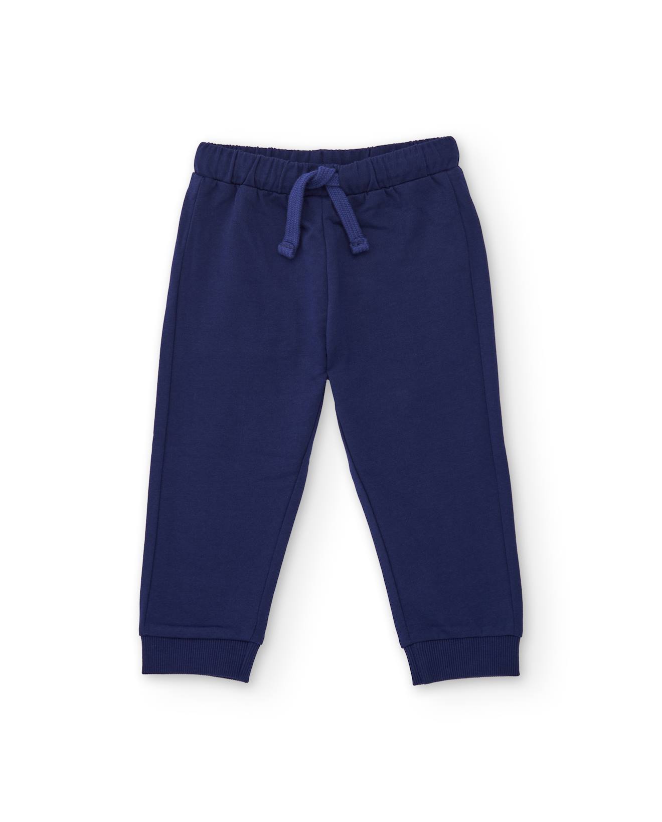 Pantalon Garon En Maille Avec Taille lastique Et Cordon Bleu 16 €