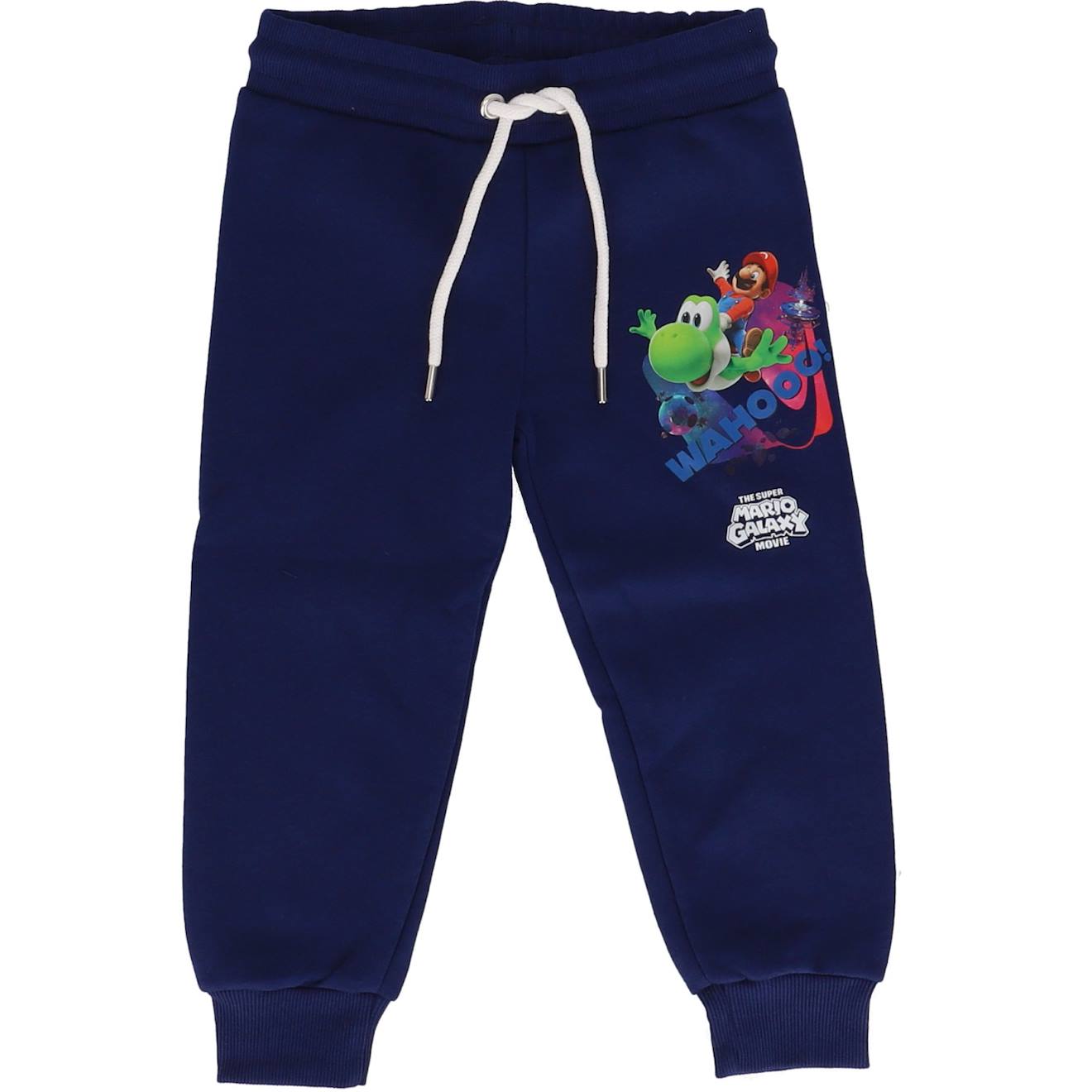 Pantalon De Jogging Imprimé 'mario' Molletonné Marine