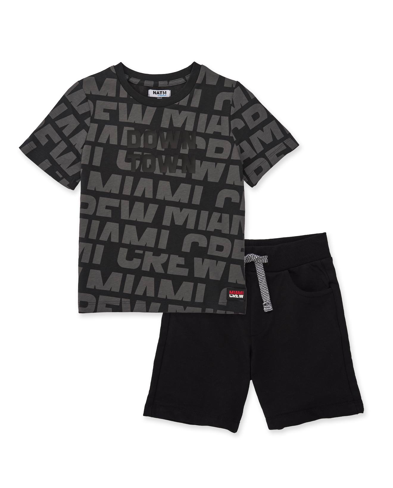 Ensemble Garon En Maille Avec Dtail En Relief Noir 20 €