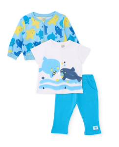 -Ensemble en tricot trois pièces pour nouveau-né