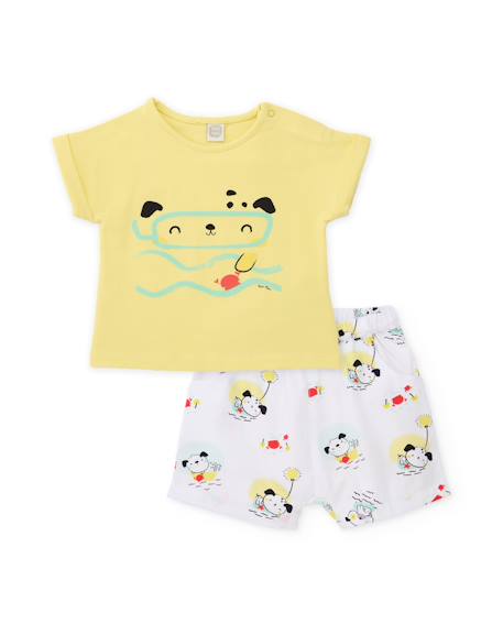 Bébé-Ensemble en tricot pour nouveau-né avec fermeture à l’épaule