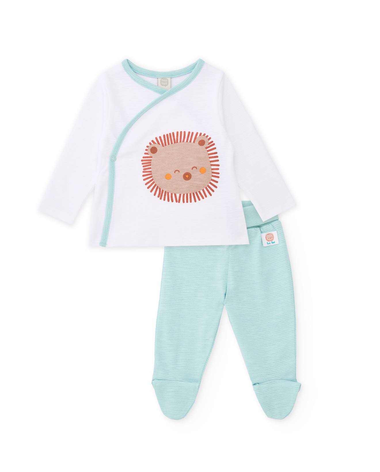 Ensemble Tricot Pour Nouveau-n Avec Ouverture Latrale Blanc 17 €