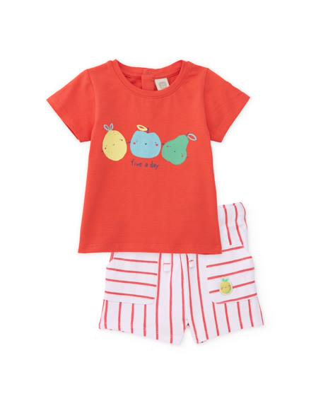 Bébé-Ensemble-Ensemble en tricot pour nouveau-né avec patch brodé