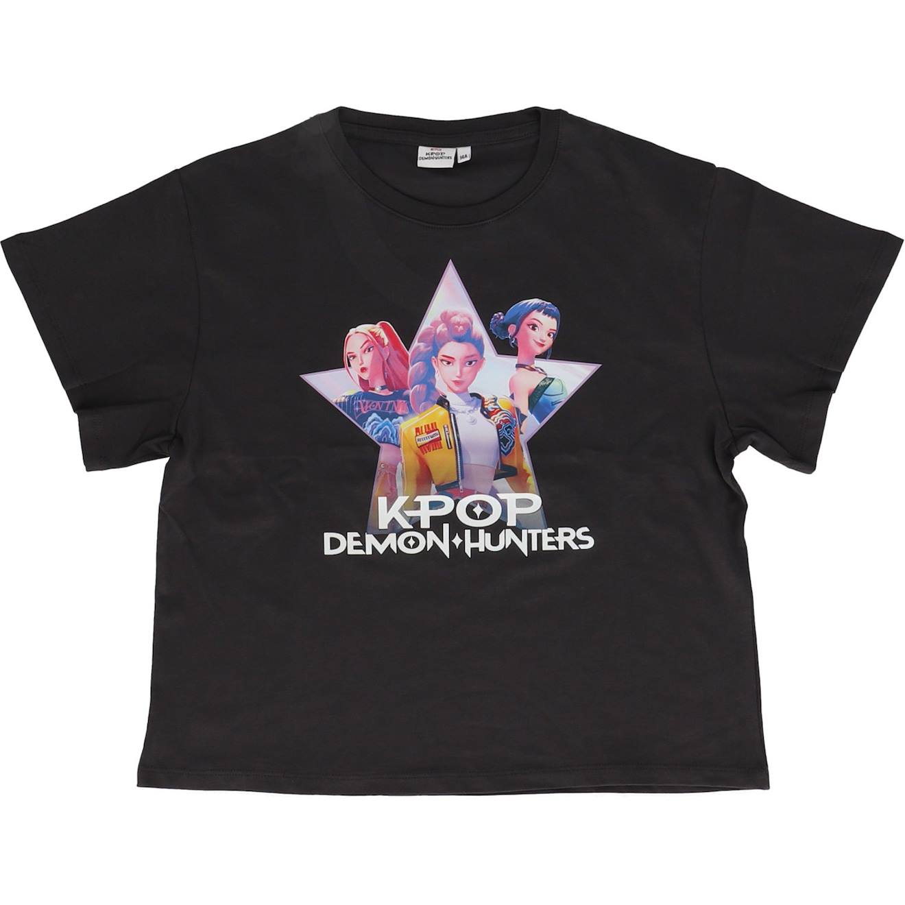 T-shirt k-pop Demon Hunters Manches Courtes En Coton Gris 20 €