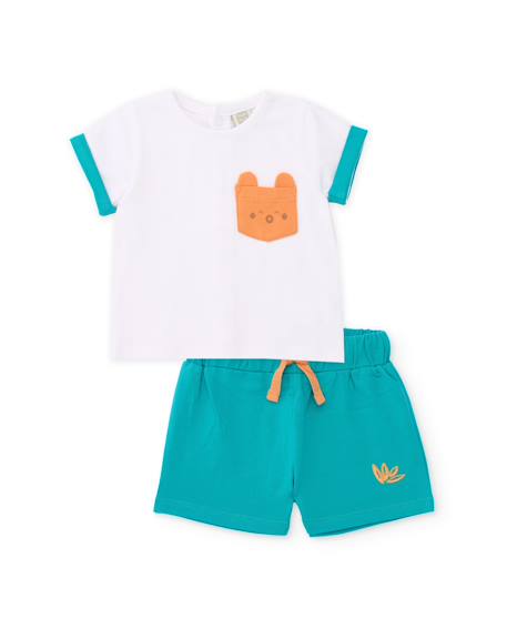 Bébé-Ensemble tricot pour nouveau-né avec poche décorative