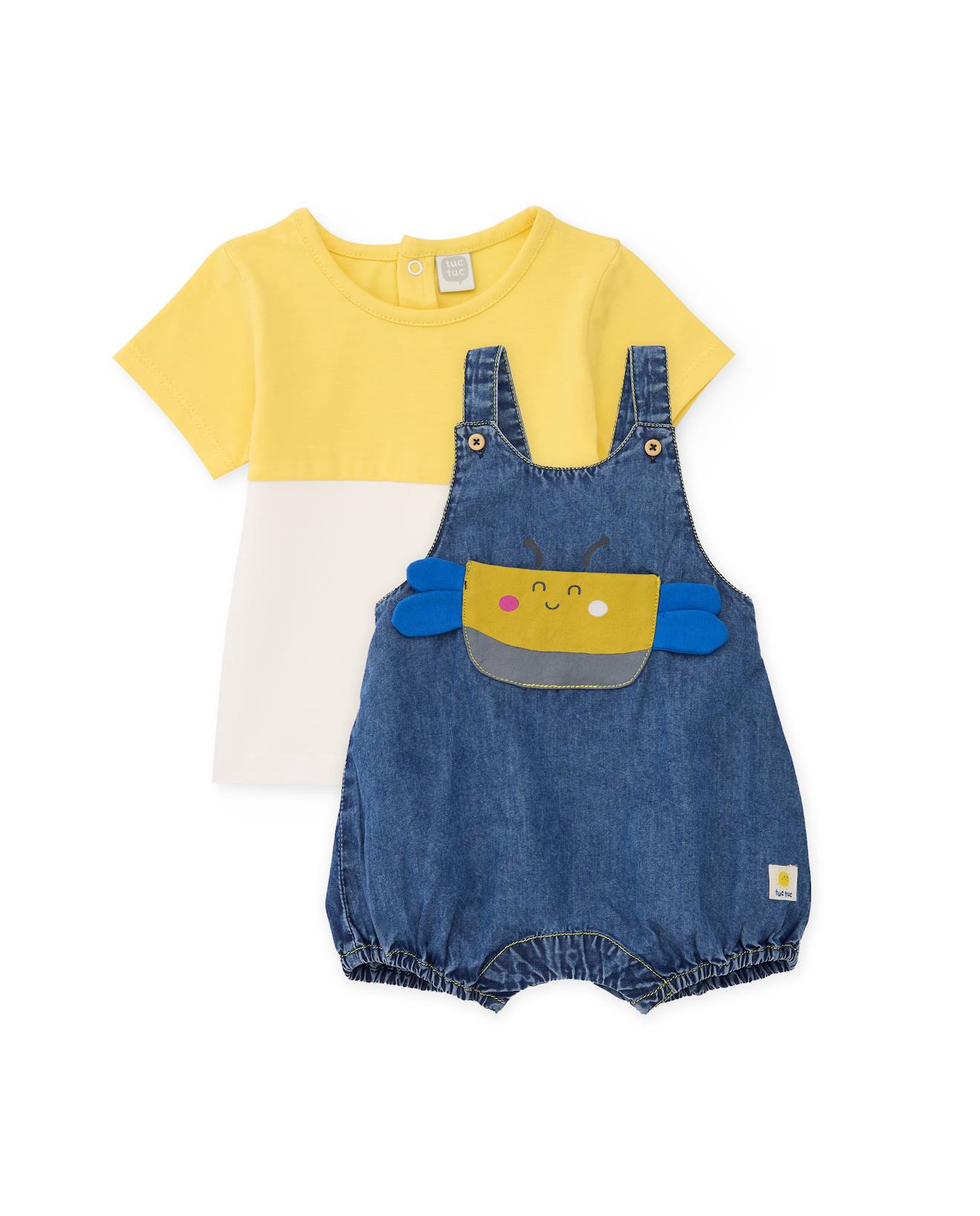 Ensemble Tricot Pour Nouveau-n Avec Poche Avant Bleu 33 €