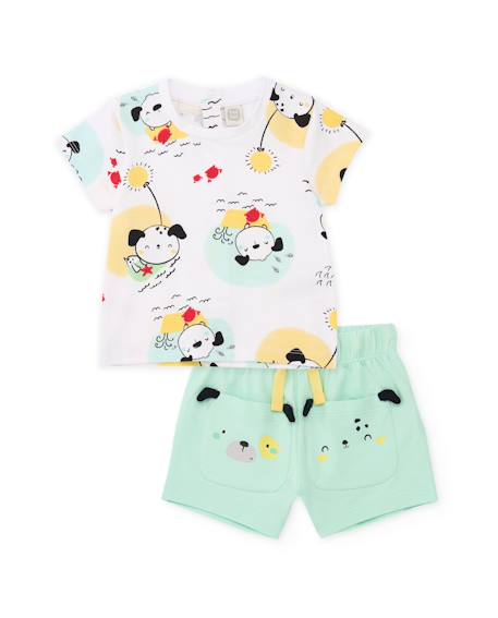 Bébé-Ensemble-Ensemble en tricot pour nouveau-né avec poches sur le devant