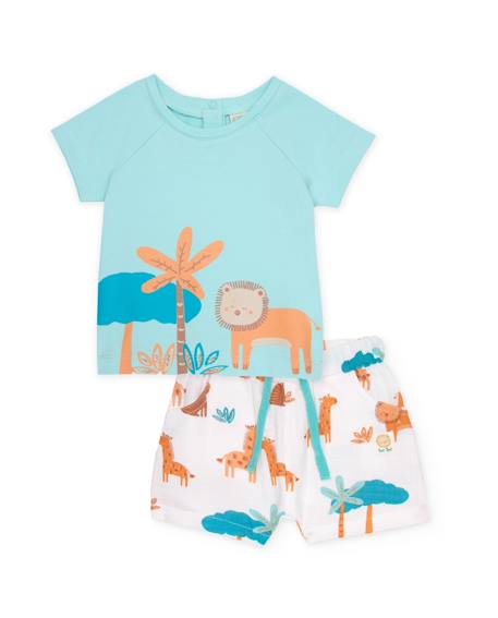 Bébé-Ensemble-Ensemble en tricot pour nouveau-né avec imprimé lion