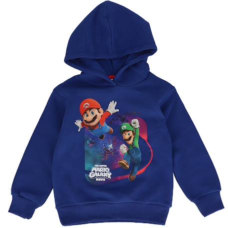 Garçon-Pull, gilet, sweat-Sweat à capuche garçon 'mario' manches longues molletonné