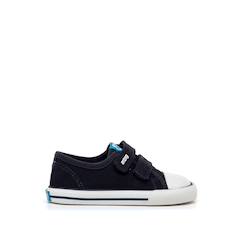 Chaussures-Chaussures bébé 17-26-Marche garçon 19-26-Sneakers garçon textile fermeture adhésive barefoot