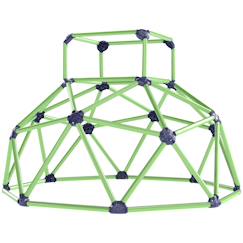 Jouet-Jeux de plein air-Dôme d'escalade enfant dia. 182 x 119h cm nombreuses prises max. 90 kg plastique violet vert