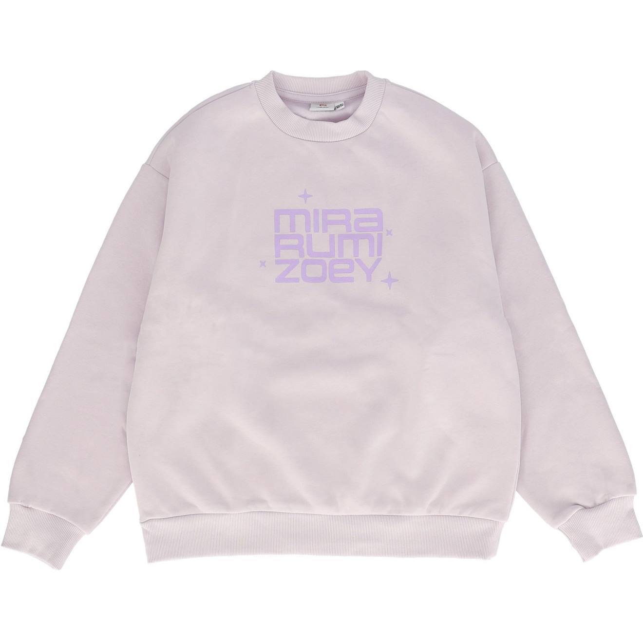 Sweat Imprimé 'k-pop Demon Hunters' Manches Longues Molletonné Violet Sweat Imprimé 'k-pop Demon Hunters' Manches Longues Molletonné Violet