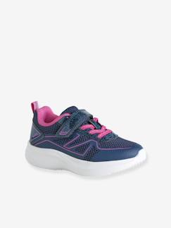 Chaussures-Baskets enfant fille textile à scratch