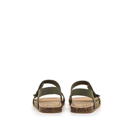 Sandales garçon synthétique fermeture adhésive barefoot Blue+Green 10 - vertbaudet enfant 