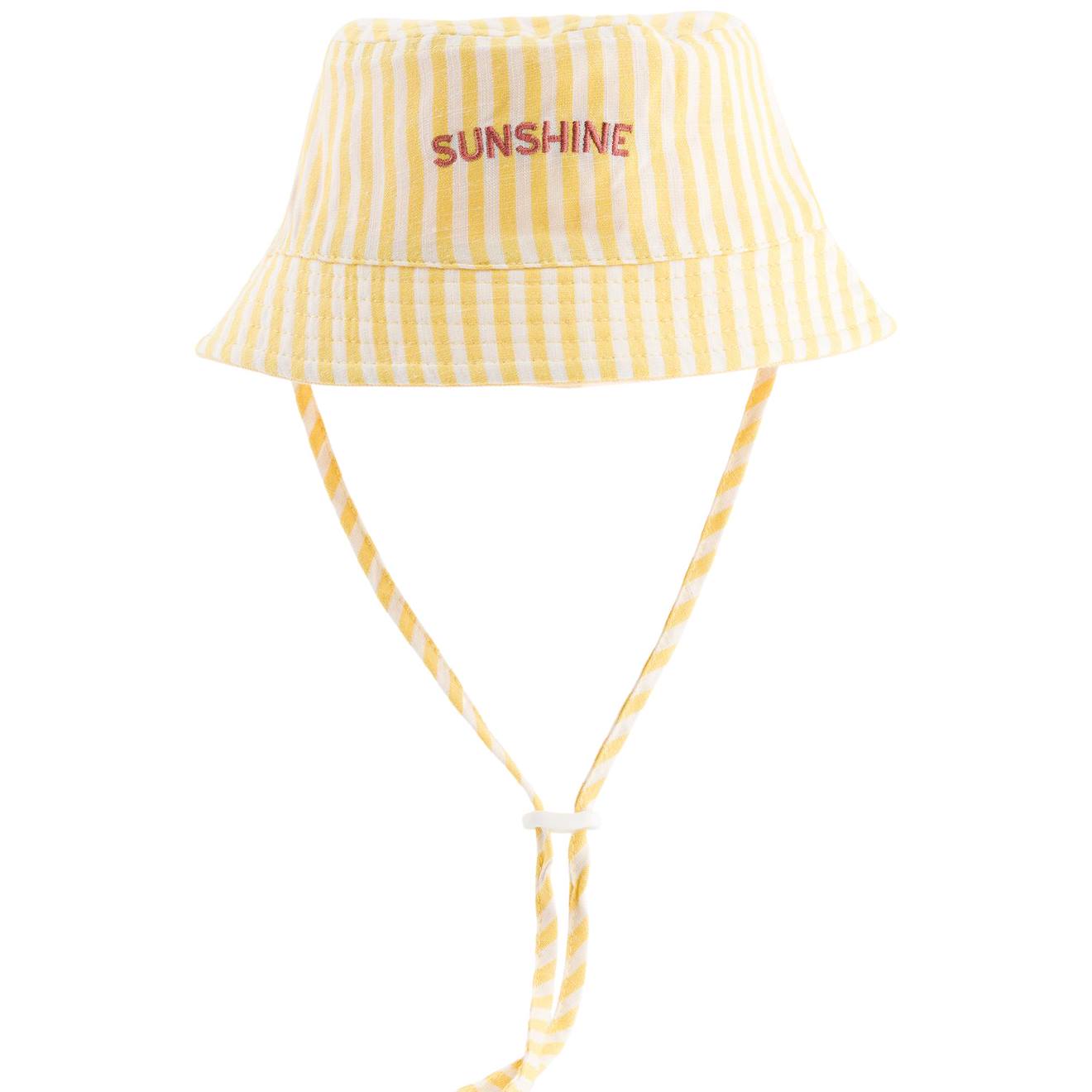 Bob Bébé Sunshine Large Rayure Jaune, Crème