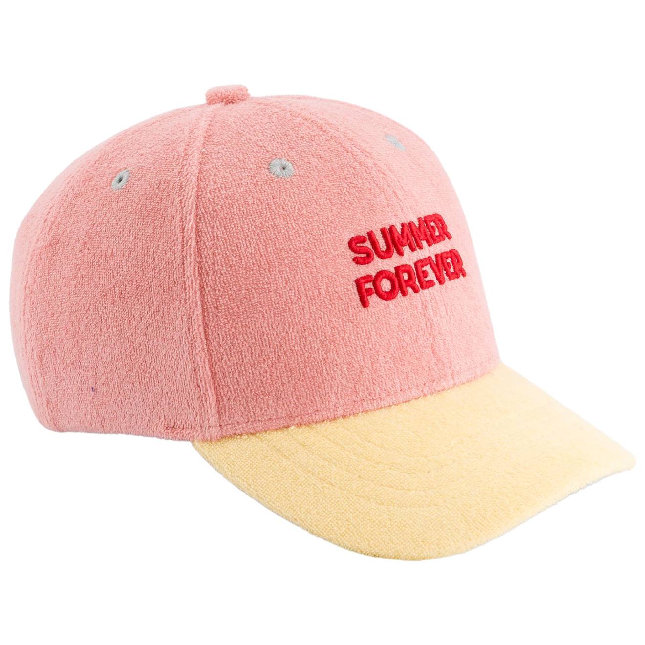 Casquette Enfant Summer Forever Eponge Rose Et Jaune (9-24 Mois) Rose, Jaune