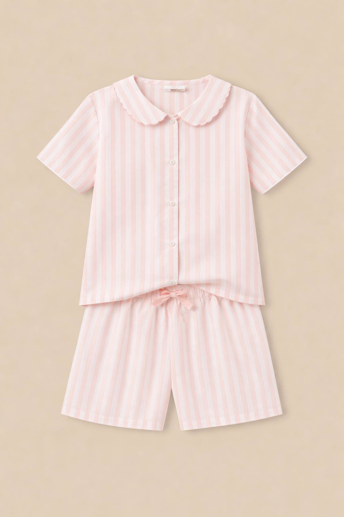 Pyjama Ray Fille Rayure Rose 37$