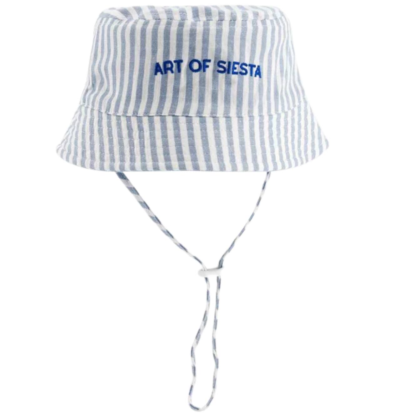 Bob Enfant Réversible Art Of Siesta Large Rayure Bleu (1-2 Ans) Bleu, Crème