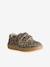 Baskets enfant fille cuir à scratchs beige+jaune d'or+marron+vieux rose 1 - vertbaudet enfant 