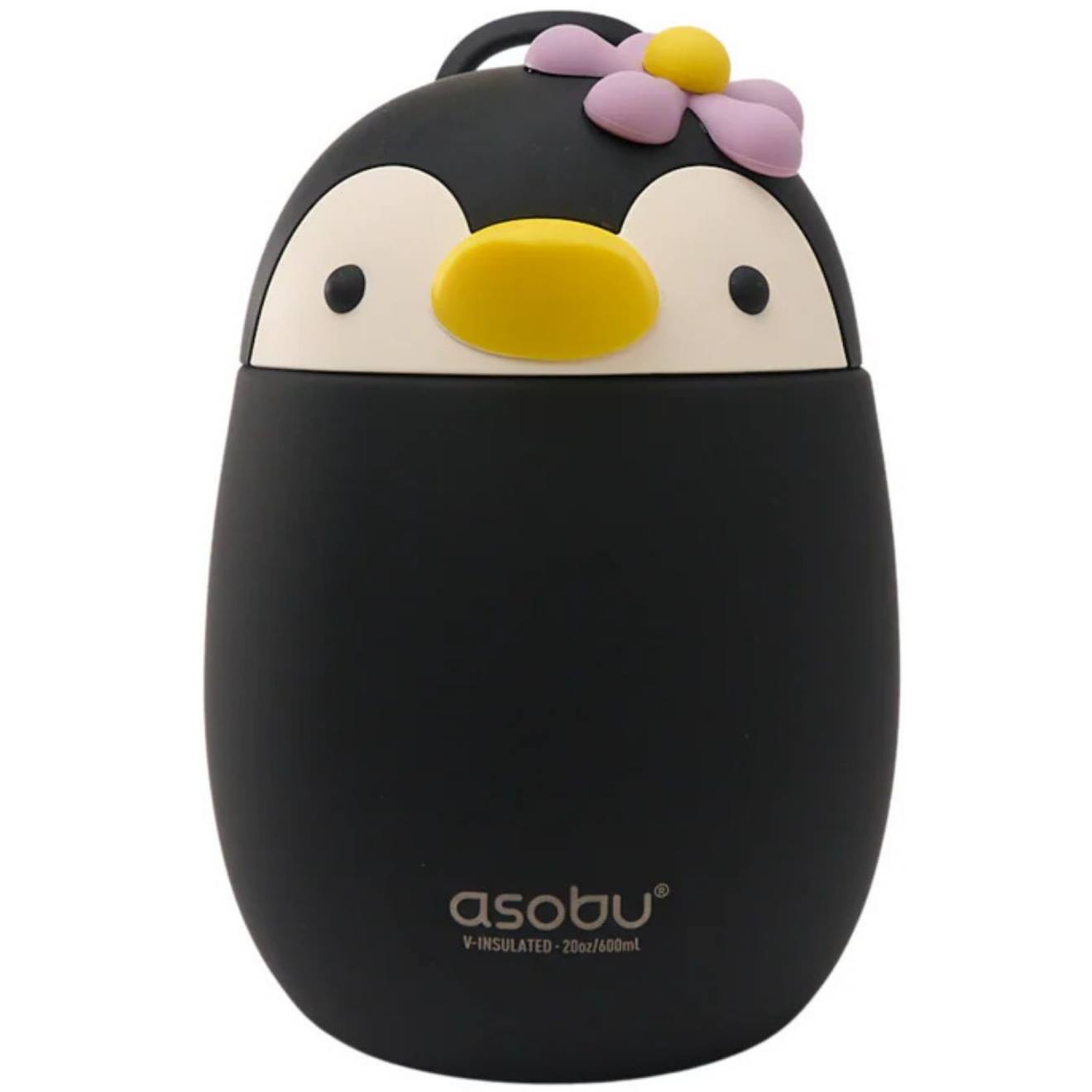 Boîte Repas Isotherme Bestie Foodie Pingouin (600 Ml) Noir, Blanc, Jaune