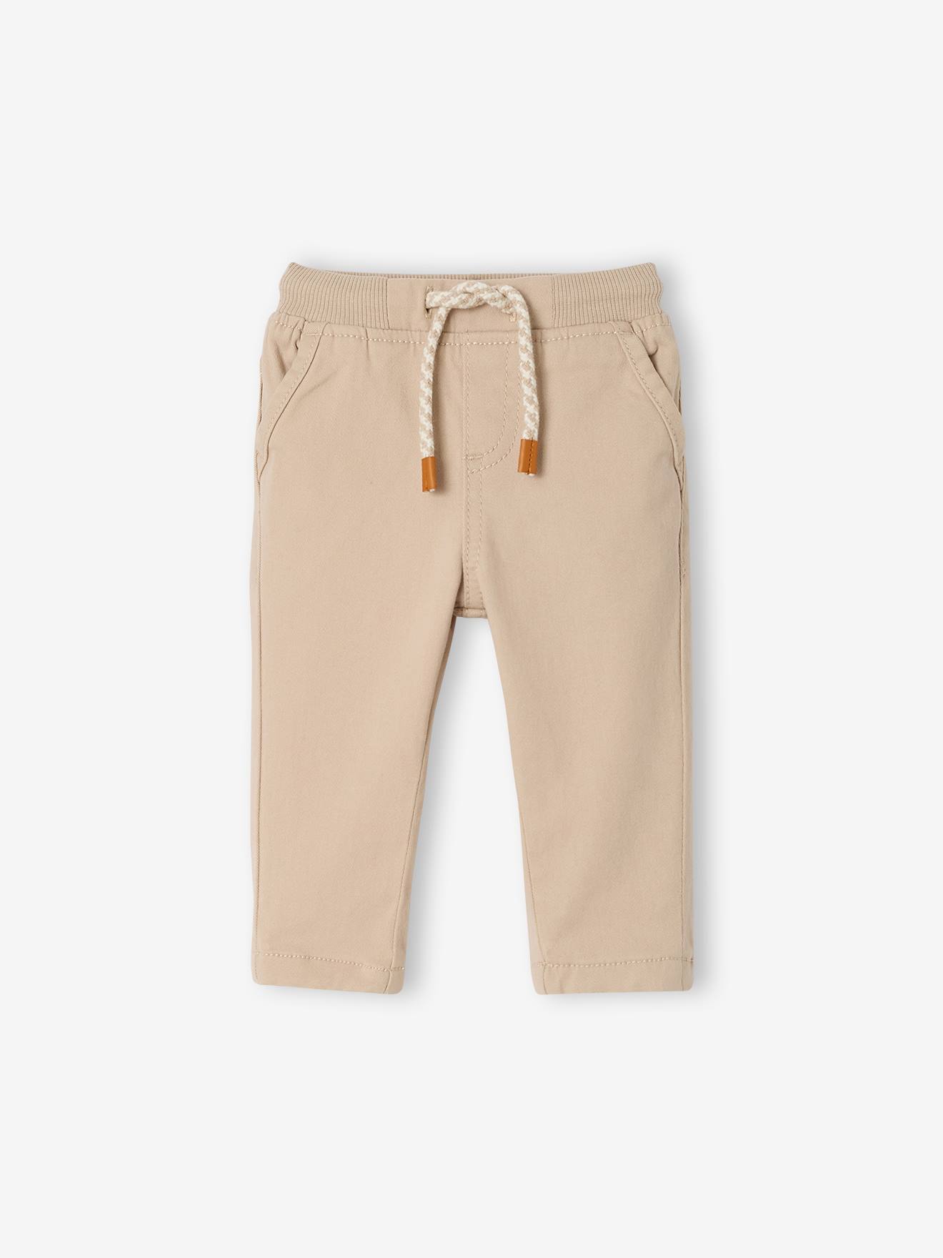 Pantalon en serg doubl bb garon beige 20 €