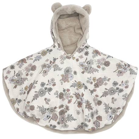 Fille-Manteau, veste-Poncho polaire teddy bardot