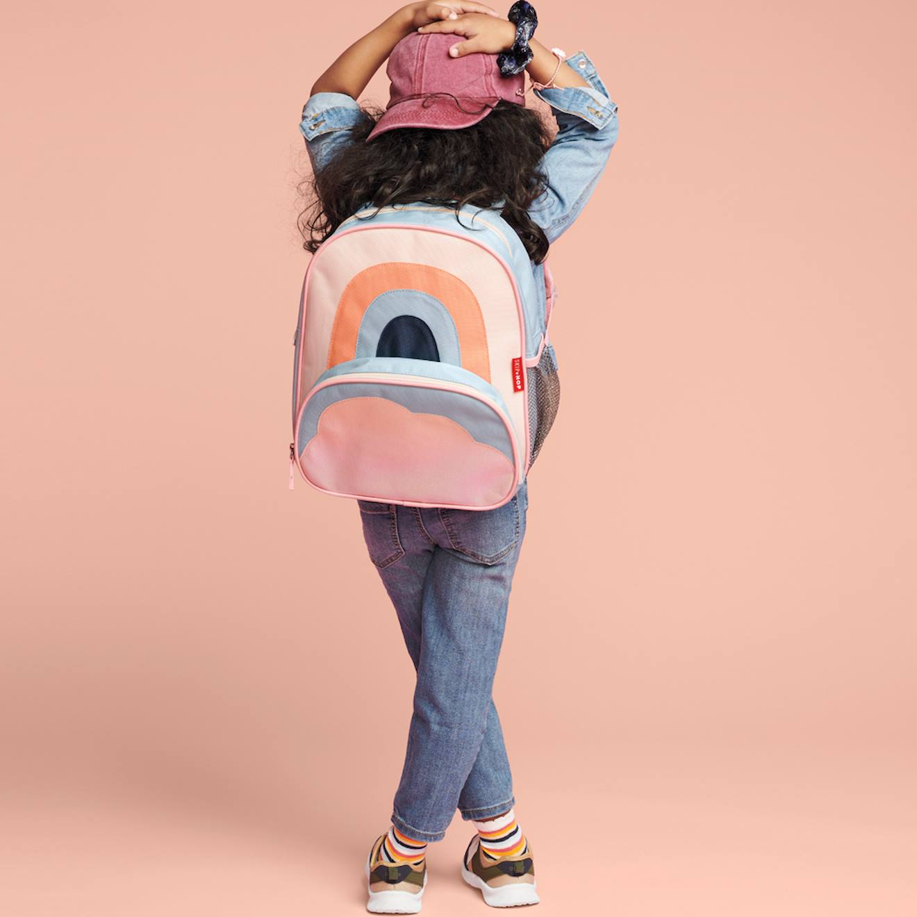 Sac À Dos Bébé Spark Style Arc-en-ciel Corail, Orange, Bleu (Skip Hop) - Image 2
