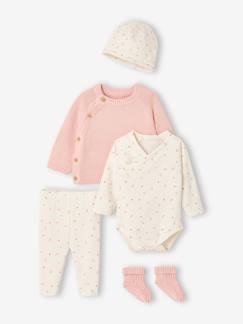 -Ensemble 5 pièces naissance bébé fille