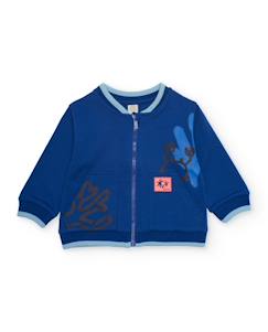 Sweat pour garçon en maille avec fermeture zippée  - vertbaudet enfant