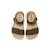 Sandales garçon synthétique fermeture adhésive barefoot Blue+Green 8 - vertbaudet enfant 