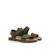 Sandales garçon synthétique fermeture adhésive barefoot Blue+Green 9 - vertbaudet enfant 