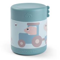 Puériculture-Boîte repas isotherme tiny farm bleu (300 ml)