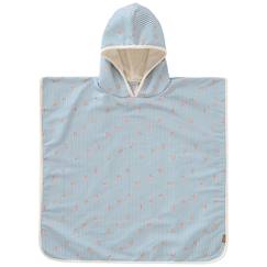 Poncho anti-uv rayures & crabes  - vertbaudet enfant