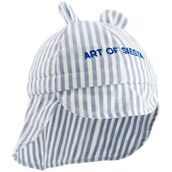 Chapeau bébé art of siesta bleu (6-12 mois)  - vertbaudet enfant