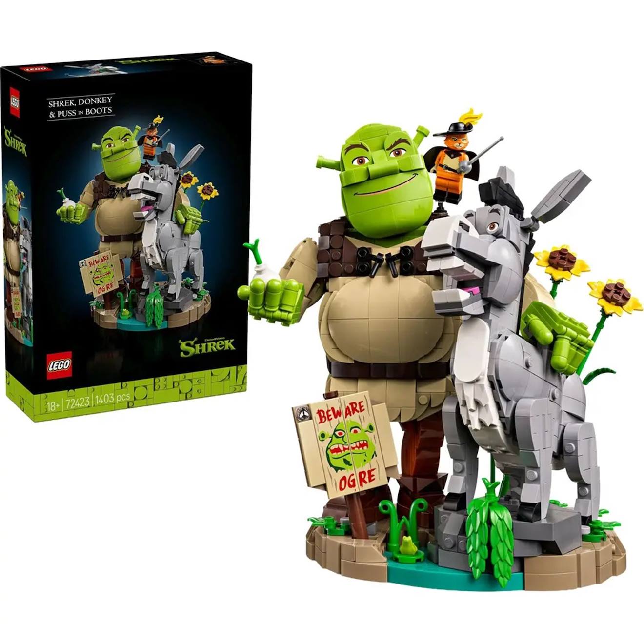 Shrek, L'âne Et Le Chat 72423 Multicolore