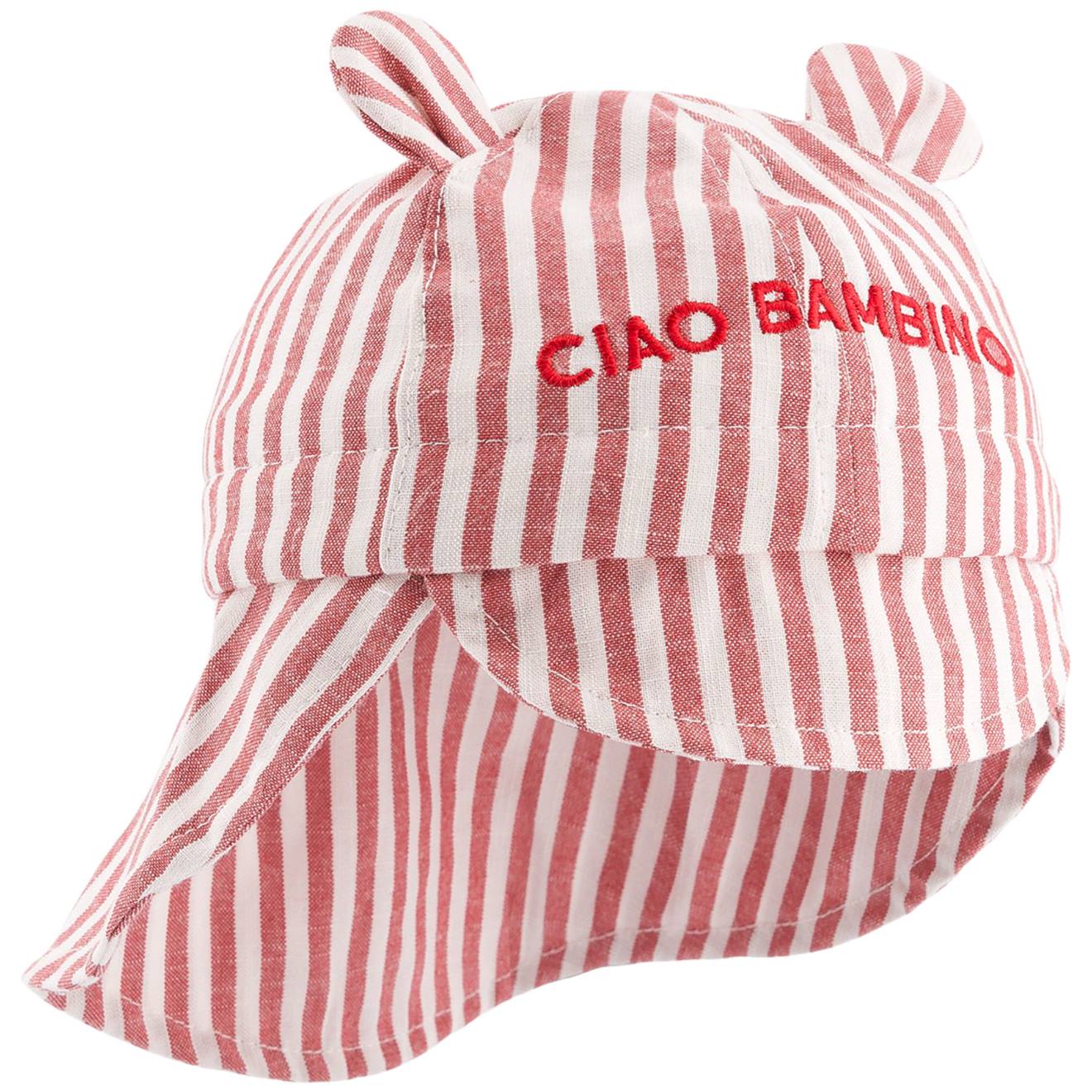 Chapeau Bébé Ciao Bambino Rouge