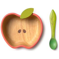 Puériculture-Set bol et cuillère pepa la pomme