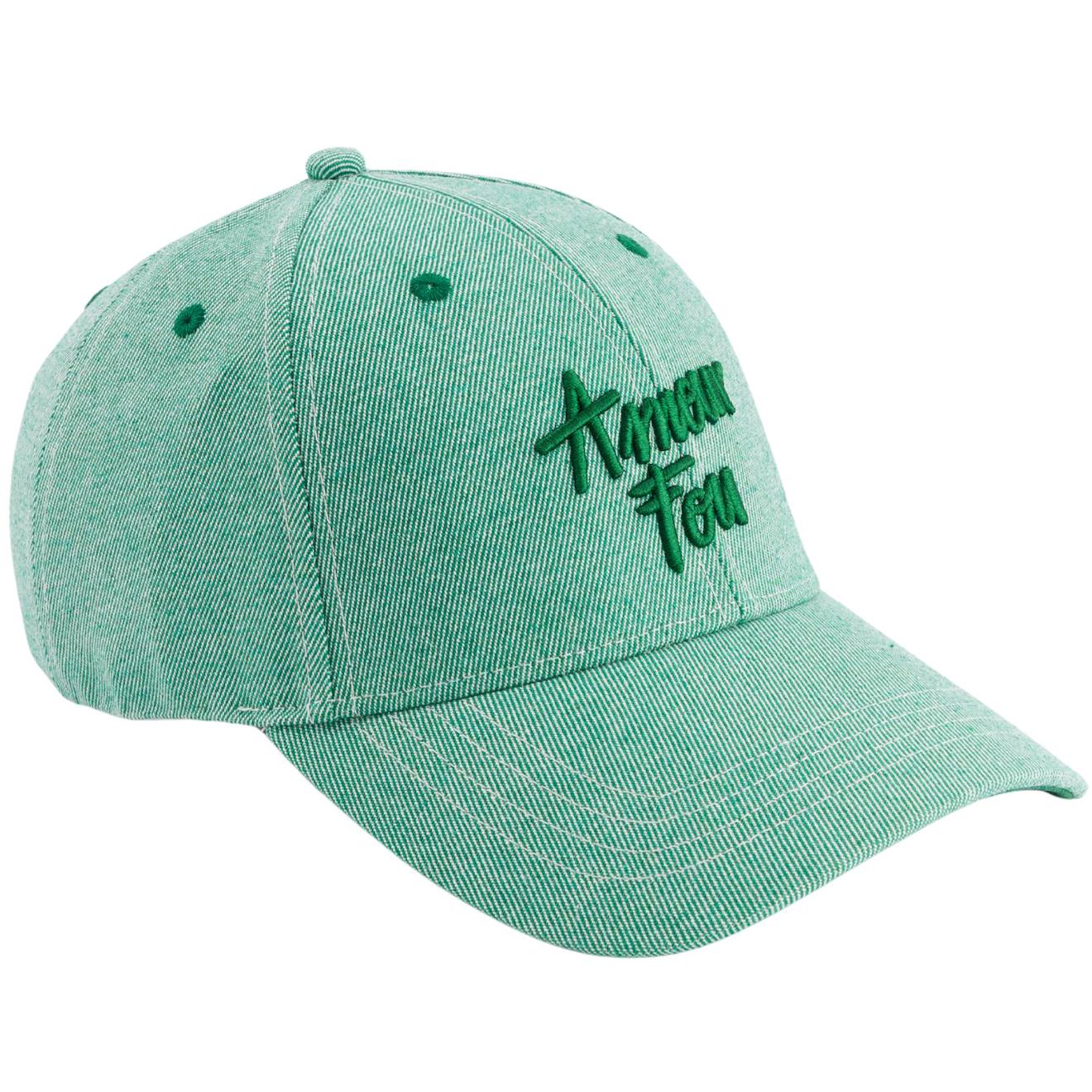 Casquette Enfant Amour Fou Denim Vert (9-24 Mois) Vert