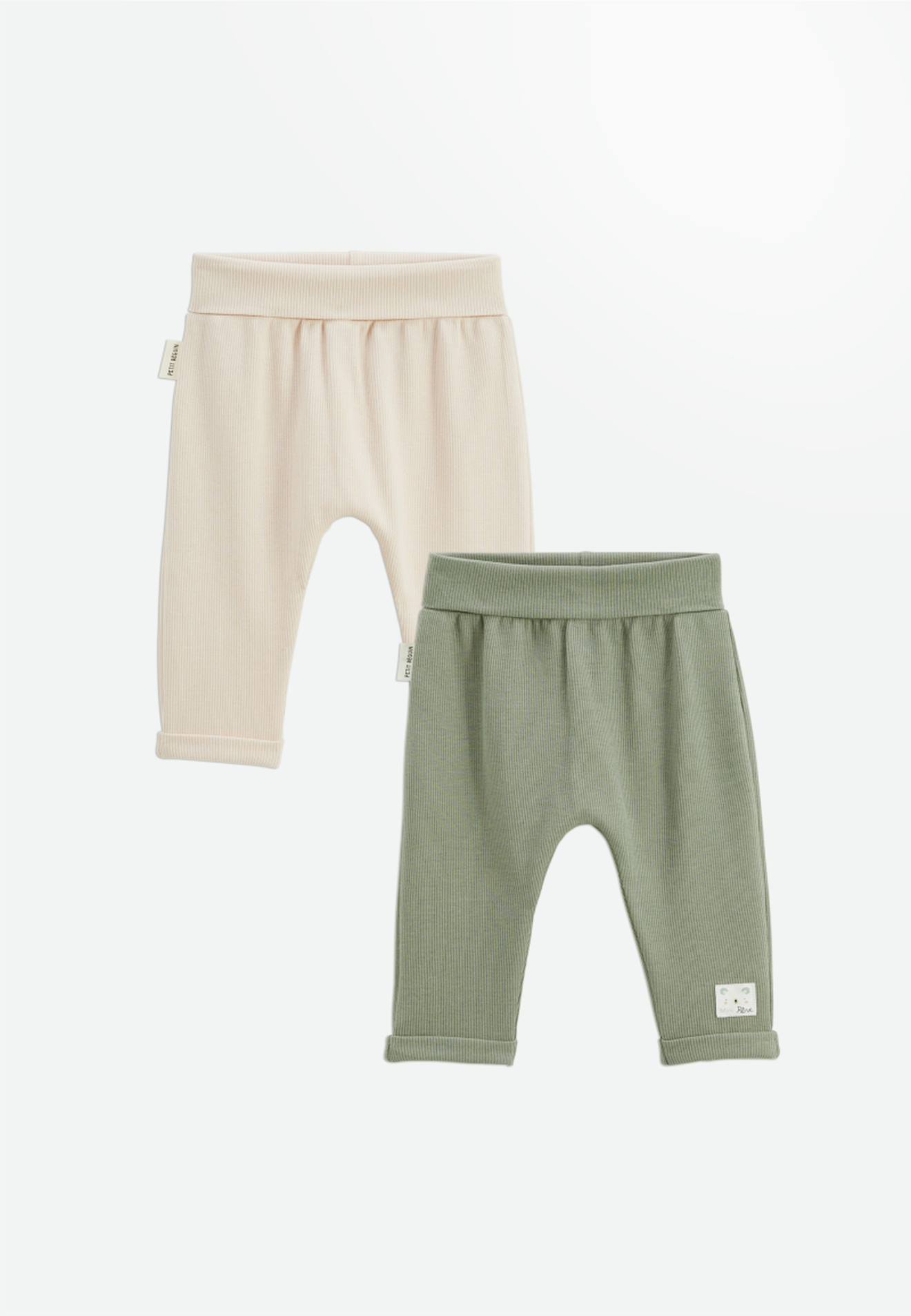 Lot De 2 Sarouels Bébé Mini Rêve Vert