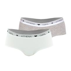 Lot de 2 boxers fille coton ultra doux  fille  - vertbaudet enfant