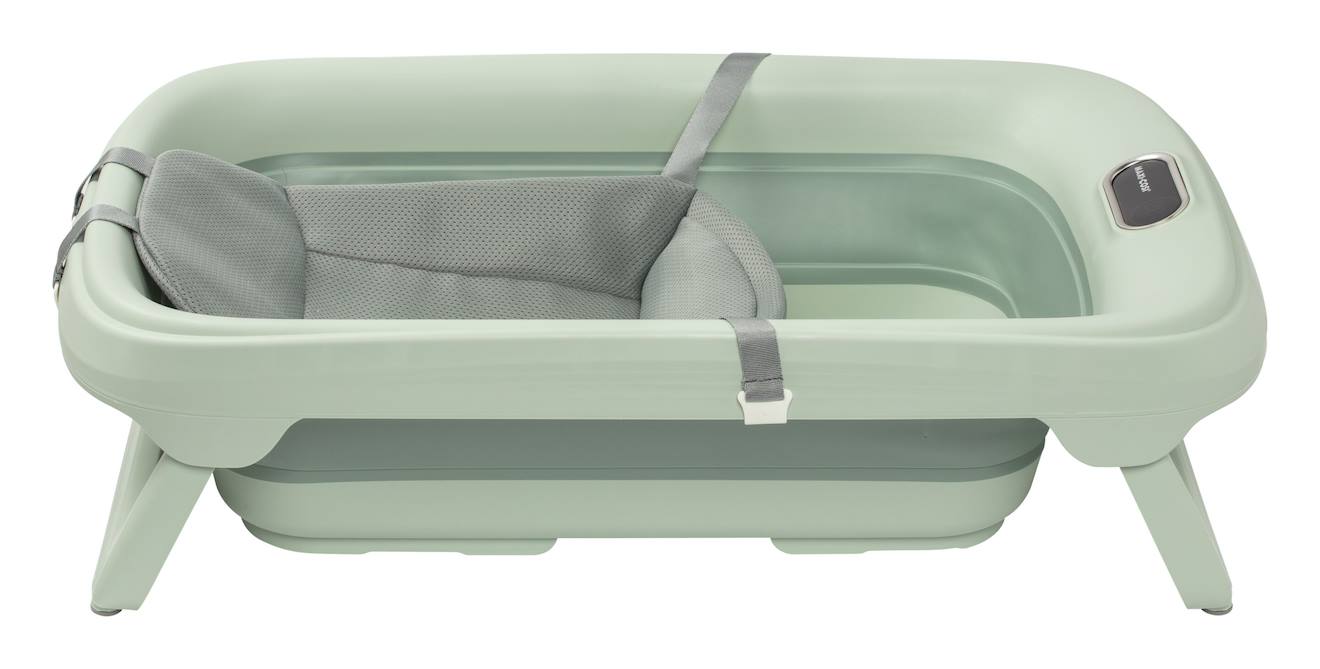 Baignoire Bébé Indigo Plus, Avec Thermomètre Intégré Sage Green (Maxi-Cosi) - Image 1