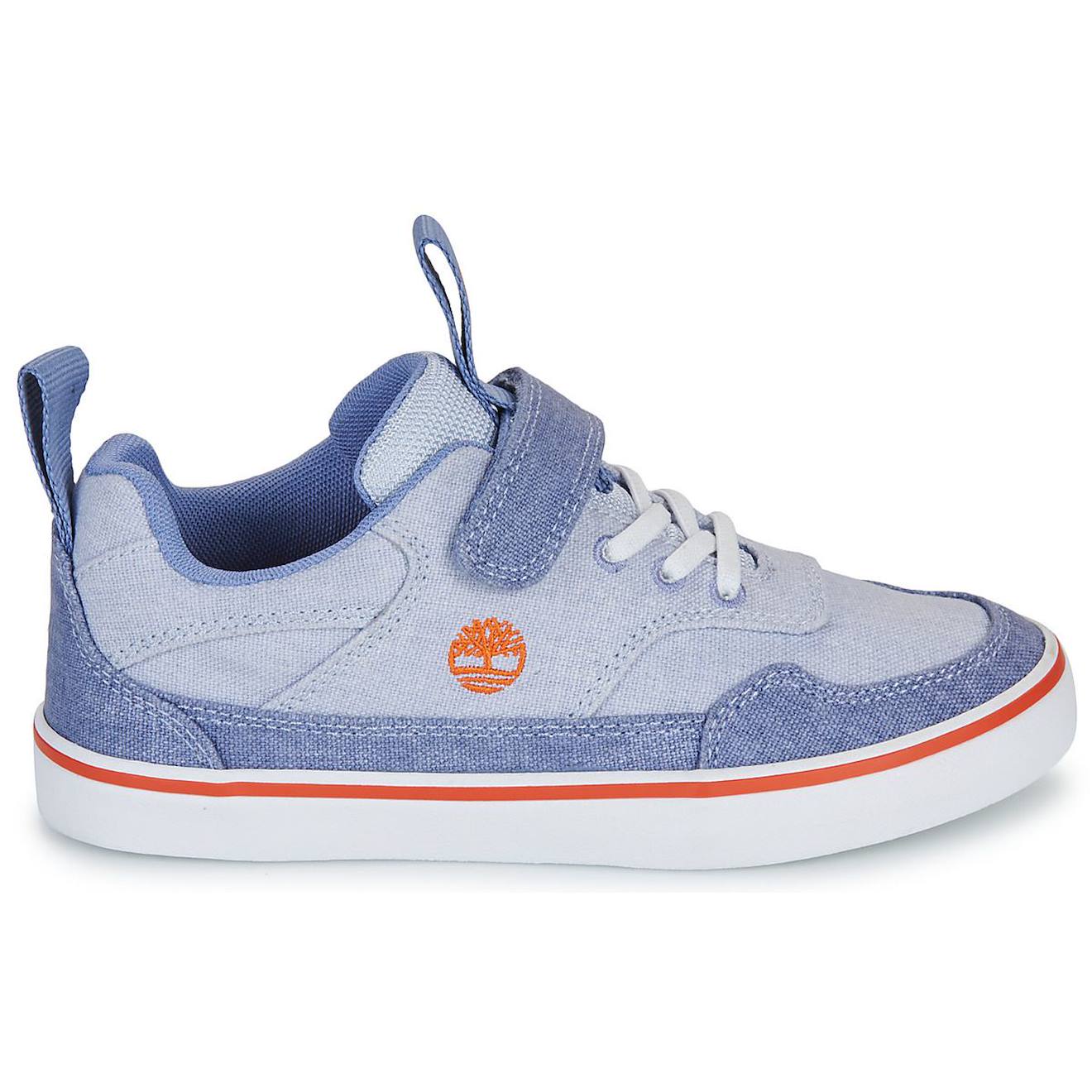 Baskets Garçon Timberland Lt Blue Canvas